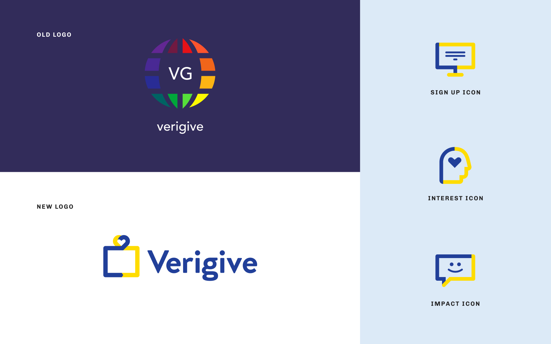 New verigive logo and icons